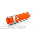 MG17212.O.4gb флешка из оранжевой кожи