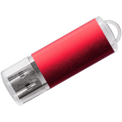 Флешка 8 ГБ красная, пластик и металл «ДАНИ»