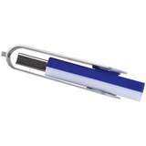 Бело-синяя флешка 8 гб, металл и пластик soft-touch «ТВИСТ-МИКС» Фото