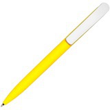 Ручка желтая, пластик и soft-touch «ВИВАЛДИ-СОФТ» Картинка