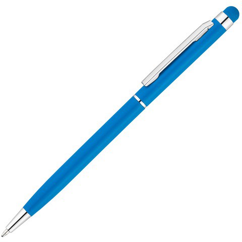 Голубая NEW ручка, металл «КЕНО»