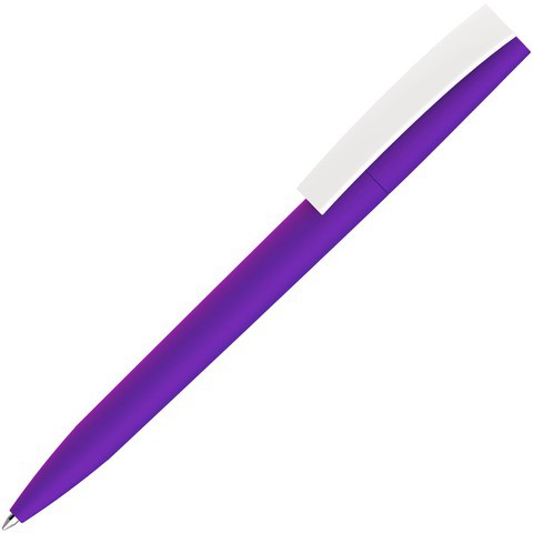 Ручка фиолетовая, пластик и soft-touch «ЗЕТА-СОФТ»