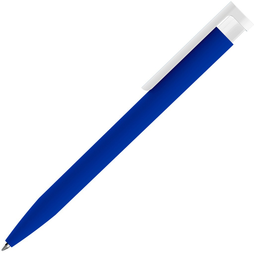 Фотография Синяя ручка, пластик и soft-touch «КОНСУЛ-СОФТ»