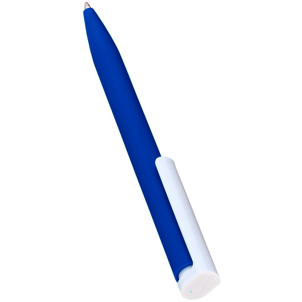 Фото Синяя ручка, пластик и soft-touch «КОНСУЛ-СОФТ»