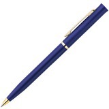 Темно-синяя ручка, пластик «ЕУРОПА-ГОЛД» Картинка