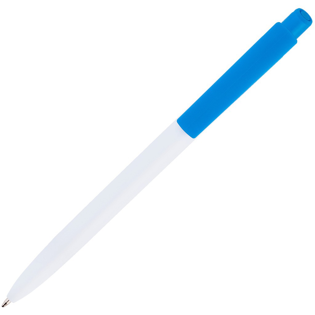 Фото Голубая ручка, пластик «ПОЛО»