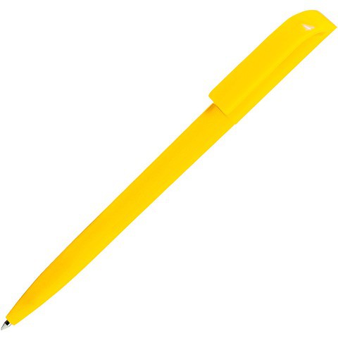 Желтая ручка, пластик «ГЛОБАЛ»
