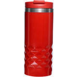 Термокружка 350мл. красная с красной крышкой, металл и пластик «НЕКСТ-КОЛОР» Изображение