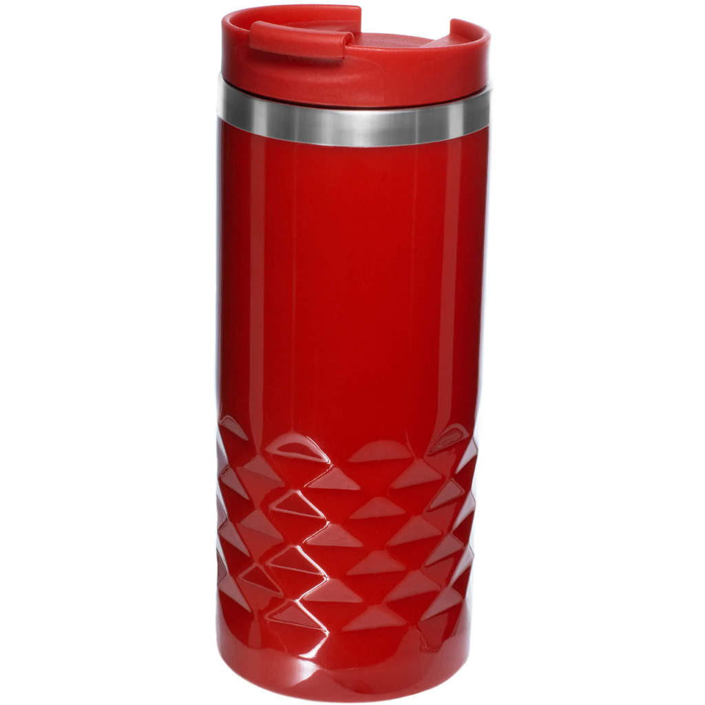Схема Термокружка 350мл. красная с красной крышкой, металл и пластик «НЕКСТ-КОЛОР»
