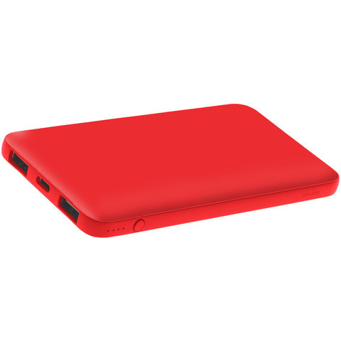 Красный внешний аккумулятор energy pro, 5000 ма·ч, пластик