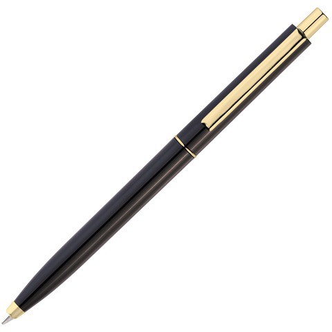 Черная ручка, пластик «ТОП-ГОЛД»