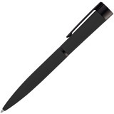 Ручка черная полностью, металл и soft-touch «ГРОМ-СОФТ-МИРРОР» Схема