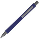 Ручка темно-синяя, металл и soft-touch «МАКС-СОФТ-ТИТАН» Изображение