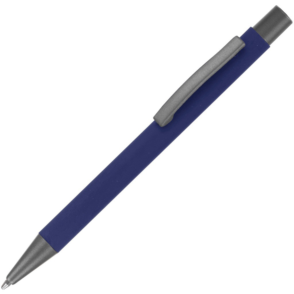 Фотография Ручка темно-синяя, металл и soft-touch «МАКС-СОФТ-ТИТАН»