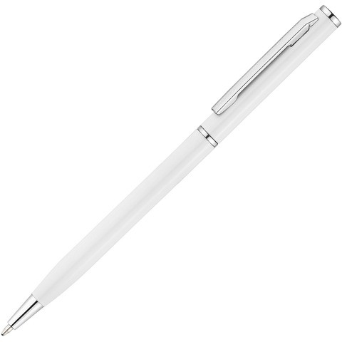 Белая ручка (акция! 36.90 от 300шт.), металл «ХИЛТОН»