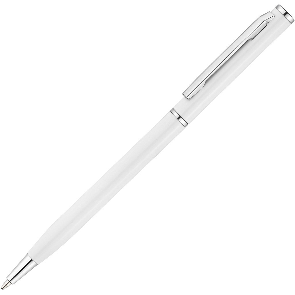 Картинка Белая ручка (акция! 36.90 от 300шт.), металл «ХИЛТОН»