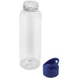 Прозрачная с синим бутылка для воды bingo 630мл., пластик Схема