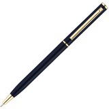 Ручка темно-синяя, металл «ХИЛТОН-ГОЛД» Фотография