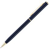 Ручка темно-синяя, металл «ХИЛТОН-ГОЛД» Фото