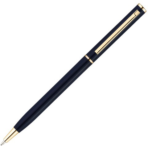 Черная ручка, металл «ХИЛТОН-ГОЛД»