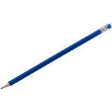 Синий карандаш треугольный wood color, дерево Картинка