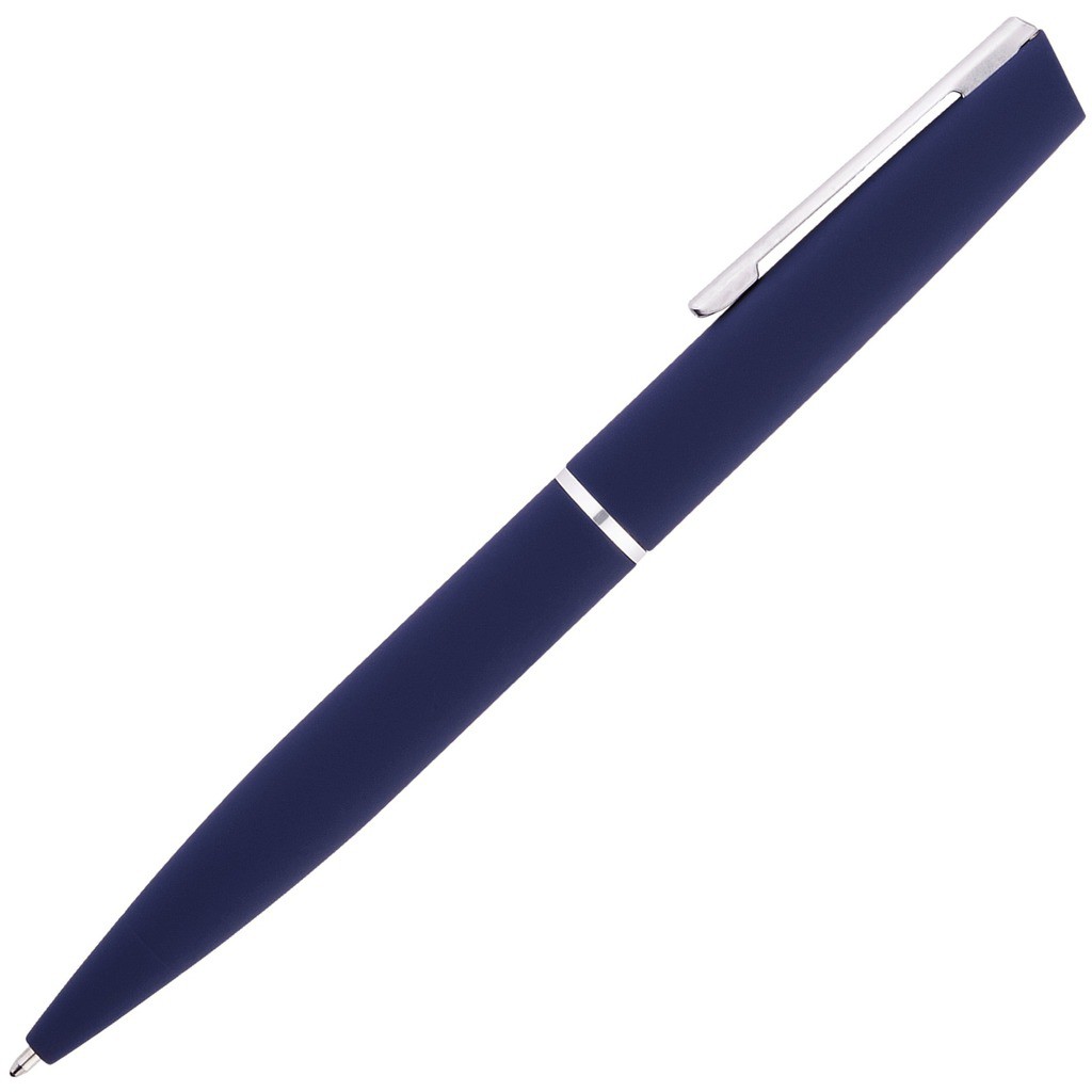 Схема Синяя ручка, металл и soft-touch «МЕЛВИН-СОФТ»